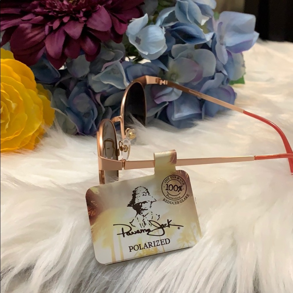 NEW! Panama Jack Rose Gold Polarized Sunglasses - Picture 4 of 4